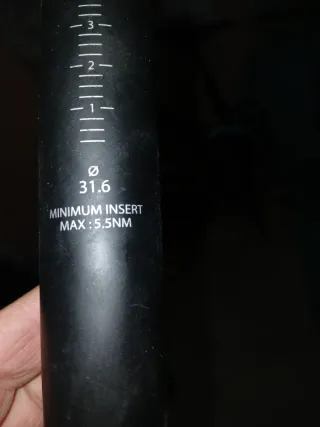 Tija carbono 31.6 MTB