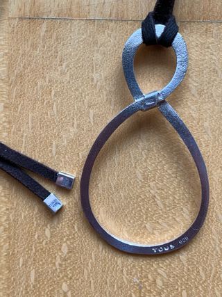 Collar Tous Plata y Piel