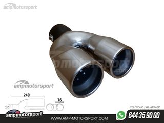 COLA DE ESCAPE DOBLE REDONDA