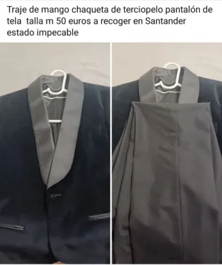Traje Terciopelo Mango Talla M