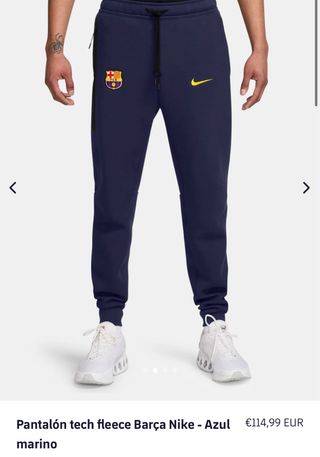 Pantalón FCB Nike Tech Talla M Morado