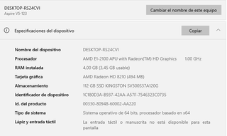 Portatile Acer Aspire V5 11"