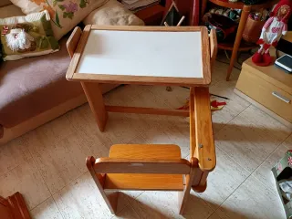 Pupitre infantil plegable madera