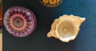 Set 2 candele decorative