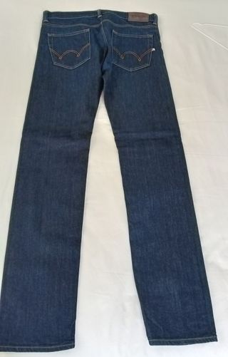 Vaqueros Edwin Slim Tapered Azul Hombre