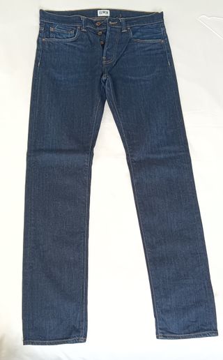 Vaqueros Edwin Slim Tapered Azul Hombre