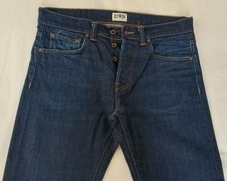 Vaqueros Edwin Slim Tapered Azul Hombre