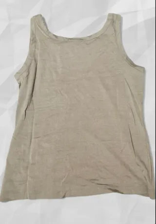 Canottiera melange Beige Taglia M