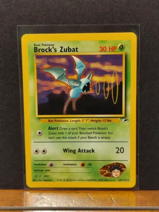 Brock's Zubat 24/132 Carta Pokémon