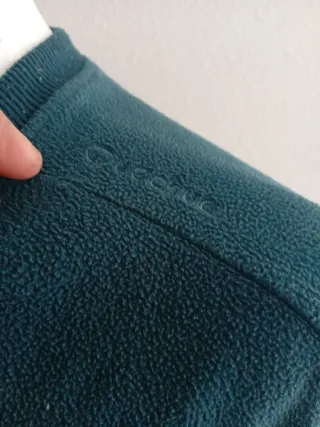 Camiseta manga larga verde azulado