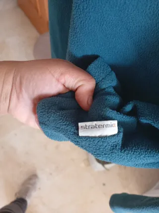 Camiseta manga larga verde azulado