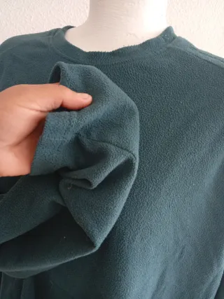 Camiseta manga larga verde azulado