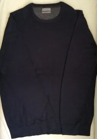 Talla 4 = Talla L EMIDIO TUCCI Jersey Azul Marino