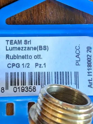 Rubinetto in Ottone