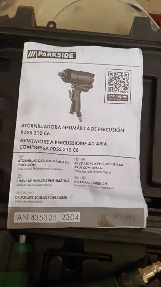 Pistola de impacto Parkside