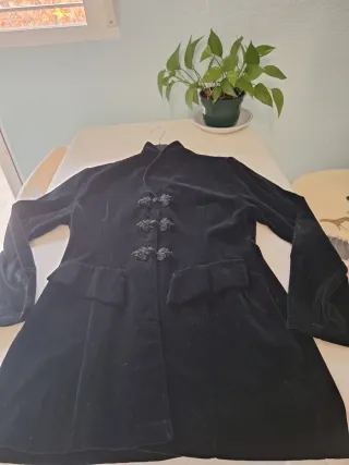 Chaqueta terciopelo negro Italia