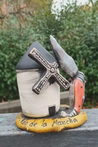 Regalo Figura Molino y Cuchillo Rdo de la Manch