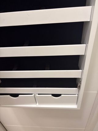 Espejo Joyero Blanco para Puerta