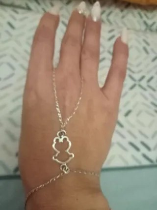 Pulsera Tous Oso Dedo Plata