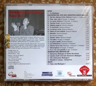 Domenico Modugno Radio Show CD Rai