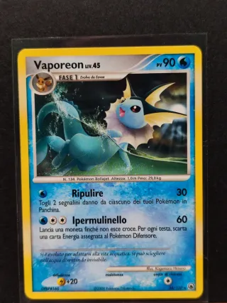 Vaporeon Lv.45 Carta Pokémon 34/100