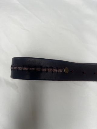 Cinturón Hugo Boss Marrón Chocolate Hebilla Dorada