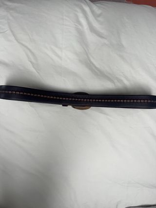 Cinturón Hugo Boss Marrón Chocolate Hebilla Dorada