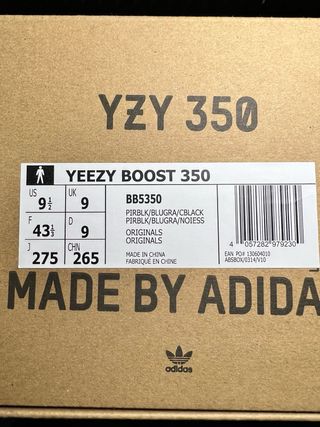 Adidas Yeezy 350 v1 Pirate Black 42.5
