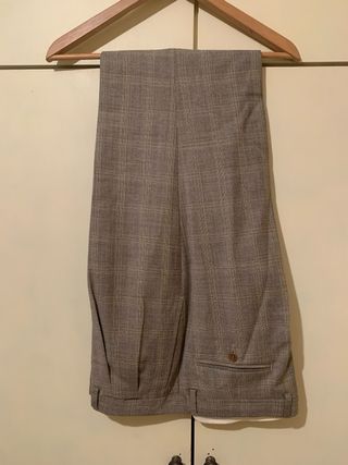 Traje de chaqueta beige talla 52