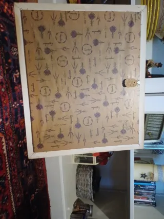 Dipinto olio su tavola Barche con pescatori