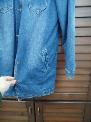 Giubbotto jeans con pelliccia rosa