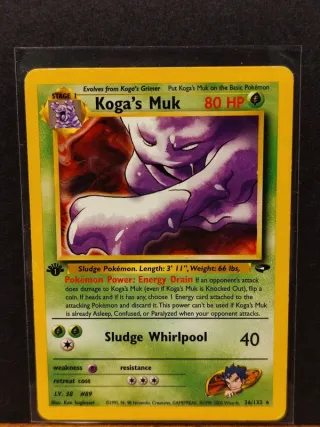 Koga's Muk 26/132 Carta Pokémon