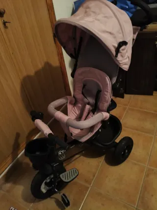 Triciclo Bebe Rosa Kinderkraft