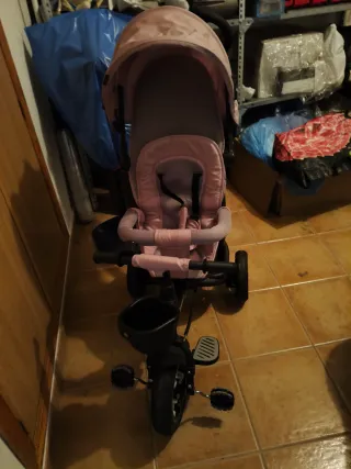 Triciclo Bebe Rosa Kinderkraft