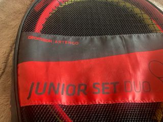 Set 2 raquetas tenis junior + funda