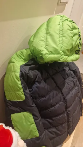 Chaqueta niño BOGNER verde y azul. Esquí.8-10 años