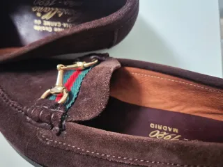 Zapatos Castellanos Ante Marrón Chocolate