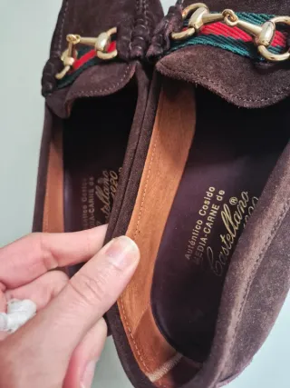 Zapatos Castellanos Ante Marrón Chocolate