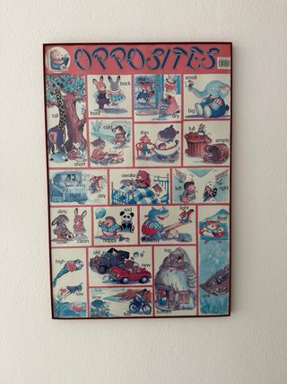 Cuadros y posters educativos de ingles.