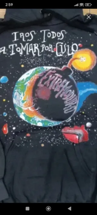 Sudadera Extremoduro Talla M