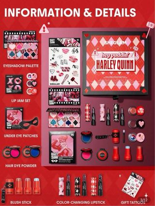 Colección Harley Quinn x SHEGLAM