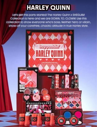 Colección Harley Quinn x SHEGLAM