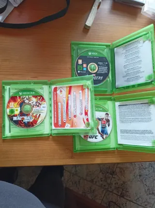 Lote 3 Juegos Xbox One: UFC, Avengers, Dragon Ball
