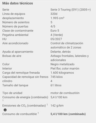 BMW Serie 3 2012 touring