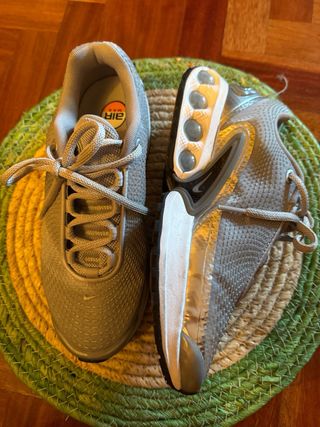 Zapatillas Nike grises y plateadas