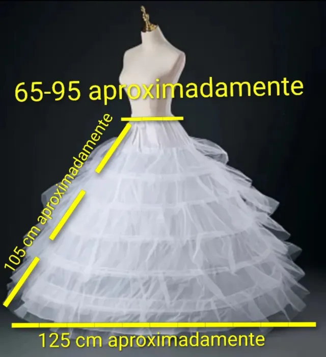 Cancán Gran volumen extra 6 aros