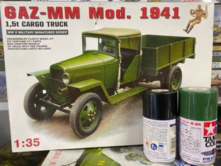 Miniart GAZ-MM Mod. 1941 1:35 + 2 bombolette