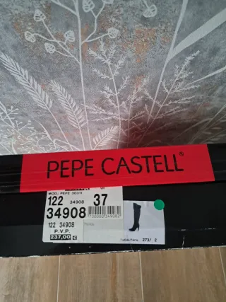 Botas altas Pepe Castell negras