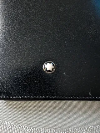 Cartera Montblanc Negra Piel