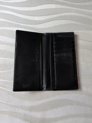 Cartera Montblanc Negra Piel